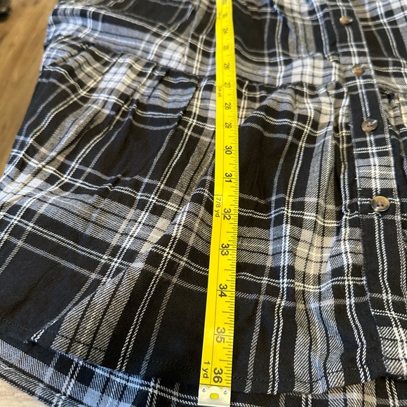 Black flannel style dress xxl nwt - Picture 7 of 8